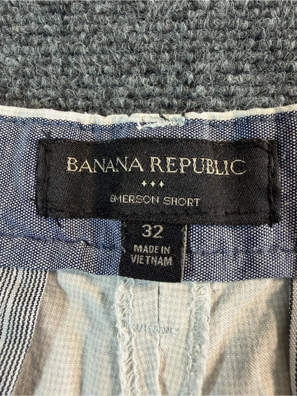 Banana Republic Aiden Short 100% Cotton Light Khaki Chino 9